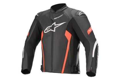 alpinestars-faster-v2-air-leather-jacket-black-and-fluro-red