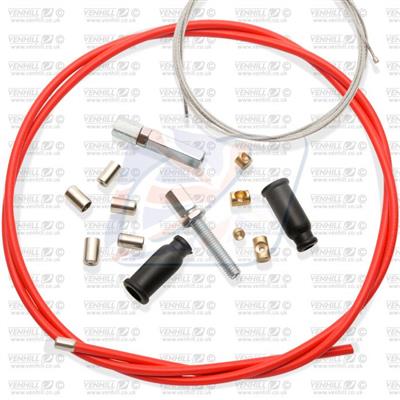 uni-throttle-cable-135m-red